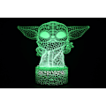 Miniatyrbild 5 av 8: 3D Illusion Star-Wars Nattlampa 16 Färgförändrande Nig