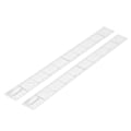 Miniatyrbilde 5 av 10: 2 stk Quilting Linealer Transparent Akryl 5x50cm Profesjonelle Quiltere Fornødenheter for DIY Håndverk Sying