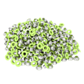 Miniatyrbilde 6 av 10: 500 stk trykknapper i jernmateriale, flate, glatte, lyse overflater, lette, fargerike syknapper YK4/5C22 (fluorescerende grønn)
