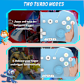 Miniatyrbilde 5 av 7: Bluetooth-kontroller for Switch/PC/Steam/Apple Arcade MFi-spill osv., Switch Pro-kontroller trådløs med justerbar dobbeltbevegelse, Turbo, makroer, 6-akser Blue