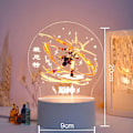 Miniatyrbild 2 av 8: Genshin Impact Barbara 3D LED-akrylnattlampor 7 färger