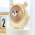 Miniatyrbillede 3 af 5: Sommer Udendørs Håndholdt USB Opladning Lille Ventilator Kontor Studerende Skrivebord Trådløs Lille Ventilator(W)