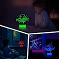 Miniatyrbilde 7 av 8: Game Over Lampe Spillentusiaster Nattlys Videospillrom Dekor, Dimbar Nattlys/16 Fargeendring/Fjernkontroll & Berøringskontroll