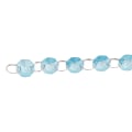 Miniatyrbilde 5 av 5: 5 stk akryl krystallgirlander Sterk forbindelse Elegant flerbruks krystallperlegirlander for bryllupslysekroner Blue