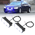 Miniatyrbilde 10 av 11: LED Frontgrill Advarselslys Universell Dagkjørelys for Biler Motorsykler