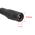 Miniatyrbillede 4 af 5: 5,5x2,1mm 1 hun til 8 han strømkabel splitter adapter kabelforlænger til CCTV-kamera
