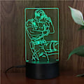 Miniatyrbild 3 av 7: Resident Evil Game Leon Kennedy LED Nattlampa 3D Akryl I