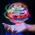 Pikkukuva 1 / 7: Lentävä pallolelu, Hover Orb, Globe Shape Magic Controller Mini Drone, RGB Lights Spinner 360 pyörivä pyörivä UFO-lelu lapsille aikuisille (punainen)