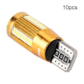 Miniatyrbillede 5 af 9: 10 stk T10 3014 38SMD LED Bil Dekodning Canbus Pære Fejlfri Bredde Lampe Nummerpladelys