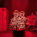 Miniatyrbilde 3 av 7: SAO Anime Figur LED-lys Søt Gutter & Jenter Jul Bursdag Feriefest Gave Kirito/Asuna/Asada Shino 3D Optisk Illusjon Bordlampe