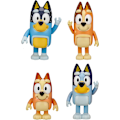 Miniatyrbild 3 av 11: Bluey Figur 4-pack - Familjepaket, Söta Cartoon Minifigurer Dockor Julsemesterpresenter, Överraskande Jul- och födelsedagspresenter för barn pojkar flickor