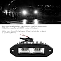 Miniatyrbilde 8 av 11: 40W Flomlys LED-lyslist Baklys Kjørelys Tåkelys for Jeep ATV UTV SUV Truck BoatD Light B