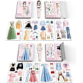 Miniatyrbilde 4 av 6: Magnetisk prinsesse utkledning papirdukke, magnet utkledningsspill, lek reisespill leketøy magnetiske utkledningsdukker og late som for jente, medium Amy