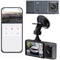 Miniatyrbild 2 av 9: Dashcam, WiFi 1080P FHD Bilskörningsinspelare, Dubbla objektiv Fram och Inuti Kameror HD med Nattseende& G-sensor&Parkeringsövervakning&Loop-inspelning&Rever