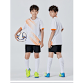 Miniatyrbild 6 av 7: Anpassade barnfotbollströjor Kostym pojkar fotbollsuniformer Futebol tröjset fotbollsutrustning barn flickor sportkläder kläder White B XS