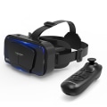 Pikkukuva 1 / 3: Päässä pidettävät 3D-virtuaalitodellisuuslasit matkapuhelimelle, vr-lasit, kaukosäädin, langaton bluetooth-vr-peliohjain