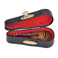 Miniatyrbilde 5 av 5: Miniatyr Klassisk Gitar Modell Mini Tre Gitar Skrivebord Dekorasjon Ornamenter Coffee