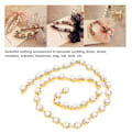 Miniatyrbild 7 av 7: 1 meter Rhinestone kedja pärla kristall sy på applikation DIY bröllopsklänning kläder trim #4