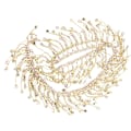 Miniatyrbild 5 av 10: Rhinestone Tassel Chain Fringe Brudapplikation Trim Crystal Kläder Väska Dekoration Golden AB Färgglad