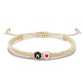 Wekity Initial Armband Dam Tjejer Tonåringar Flätad Rep Fläta