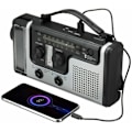 Miniatyrbild 5 av 6: Bärbar Radio Handvev Självförsörjande Ficklampa Läslampa Utomhus Multifunktionsverktyg