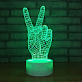 Miniatyrbild 6 av 8: 3D Piratskepp Nattljus 3D LED Nattljus Bord Skrivbord Opt