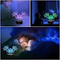 Miniatyrbild 4 av 6: Godzilla War vs King Kong 3D nattlampa LED-dekoration för barnrum