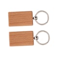 Miniatyrbilde 7 av 10: 10 stk. nøkkelringer i bøk - nøkkelbrikker - nøkkelringer - DIY-dekorasjon for klær og vesker