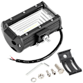 Miniatyrbillede 2 af 11: 240W 2-Rækkers 5 tommer Aluminium Bil LED Arbejdslys Bar Auto Kørsel Lampe Sort