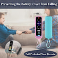 Miniatyrbild 6 av 7: 2-pack fjärrkontrollskydd passar till Roku TV | Onn Roku | TCL Hisense Roku silikon skyddande kontrollhylsa Universal för Roku Express 2021 | Rok D