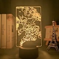 Miniatyrbild 2 av 8: 3D nattlampa 3D Illusion Lamp Deku Bakugo Katsuki Led Natt