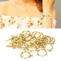 Miniatyrbild 1 av 6: 100 set med omkopplingslås i legering, 2 mm OT-spänne, gör-det-själv-smyckestillbehör för halsband och armband Golden