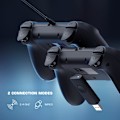 Miniatyrbillede 3 af 9: T3 Trådløs Gaming Controller, PC Controller til Windows 7/8/10/11, Android, Gamepad Joystick med Turbo og Dobbelt Vibration, Gaming Controller til An GaneSir T3