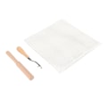 Miniatyrbillede 6 af 10: Latch Hook Tool Kit Blank Rug Hooking Mesh Canvas Træhåndtag Hæklekrog til Tæppe Gobelin