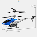 Miniatyrbild 5 av 5: Fjärrstyrd helikopter, flygplansleksak med höjdhållning