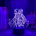 Miniatyrbilde 4 av 7: SAO Anime Figur LED-lys Søt Gutter & Jenter Jul Bursdag Feriefest Gave Kirito/Asuna/Asada Shino 3D Optisk Illusjon Bordlampe