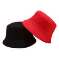 Sød Bucket Hat Strand Fiskerhatte til Kvinder, Vendbar D Red