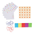 Miniatyrbillede 1 af 10: Træ Geoboard Hånd-øje Koordination Sensorisk Træning Sikker Træ Matematiske Array Blok til Børn Over 36 Måneder