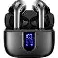 Pikkukuva 1 / 7: Bluetooth-kuulokkeet True Wireless -nappikuulokkeet 60 tunnin toistoaika LED-virranäyttö Kuulokkeet langattomalla latauskotelolla IPX5 vedenpitävät korvanappikuulokkeet M Black