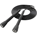 Miniatyrbillede 1 af 9: Børnehoppetov - Speed Jump Rope til børn 8-12, letvægts, tangle-fri, justerbar, perfekt til småbørn, voksne begyndere, hoppetov til fitness, forbedre BLACK