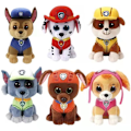 Miniatyrbild 4 av 5: Paw Patrol Plyschleksaker, Stoppade Djurleksaker Dockor, Mjuk Plysch Stoppade Djur Plushie, Överraskning Jul, Helg och Födelsedagspresenter för Barn Flickor Pojkar Chase 25cm