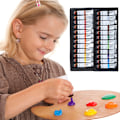 Miniatyrbillede 10 af 10: 24 stk. Pigment 20ML Akvarel Maling Paste Maling Tube Blæk Begynder Indrammet Kunst Tilbehør