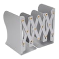 Miniatyrbild 4 av 10: Utdragbara bokstöd i hel metallstruktur Utdragbar design Stabila och hållbara metallbokstöd för böcker CD-skivor tidskrifter
