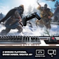 Miniatyrbillede 2 af 9: T3 Trådløs Gaming Controller, PC Controller til Windows 7/8/10/11, Android, Gamepad Joystick med Turbo og Dobbelt Vibration, Gaming Controller til An GaneSir T3