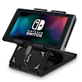 Miniatyrbilde 3 av 5: Bryterstativ for Nintendo med lagringsplasser for spillkort, justerbar, bærbar, sammenleggbar montering kompatibel med Nintendo Switch/Switch Lite/Switch OLED