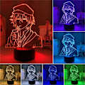 Miniatyrbild 2 av 8: 3DYYCX RGB USB 7/16 Färg Fjärrkontroll Touch Switch 3D Lampa Cartoo