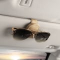 Miniatyrbild 8 av 8: Magnetisk läder solglasögonhållare för bilens solskydd, Eyegl