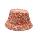 Sød Bucket Hat Strand Fiskerhatte til Kvinder, Vendbar D Orange