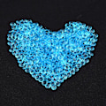Miniatyrbilde 4 av 10: 1000 stk 10 mm akrylperler bryllupsfestdekor DIY-pynt tilbehør (blå)