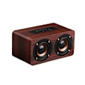 Miniatyrbillede 1 af 3: 10W Bluetooth-højttaler med superbas, højlydt træhjemmeaudio